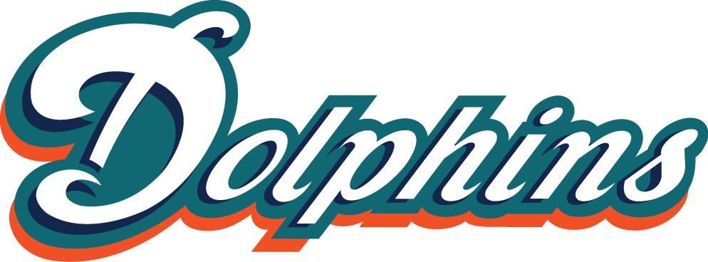 Miami Dolphins 2009-2012 Wordmark Logo iron on paper